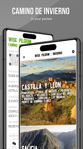 Android application Wise Pilgrim Camino Invierno screenshort