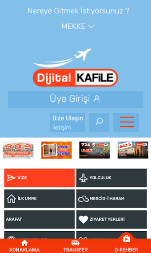 Android application Dijital Kafile screenshort