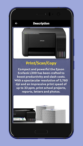 Epson L3110 Printer Guide Screen 3