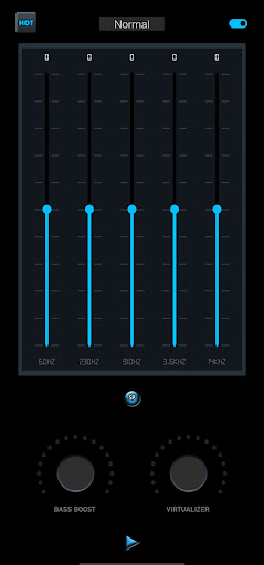 Android application Equalizer & Bass Booster Pro screenshort