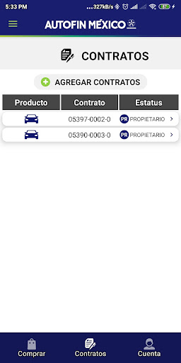 Autofin Screen 3