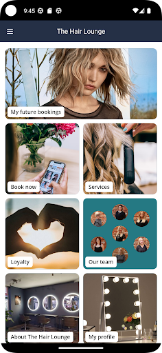Android application The Hair Lounge Hadleigh screenshort