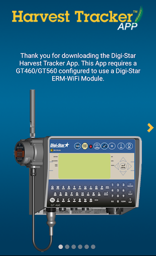 Android application Digi-Star Harvest Tracker screenshort