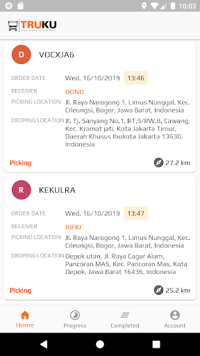Truku Driver Screen 2