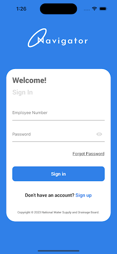 NWSDB Navigator Screen 2