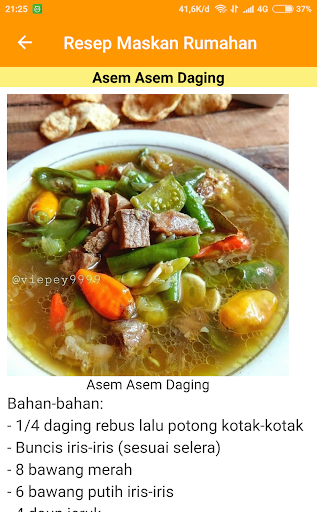 resep masakan rumahan Screen 3
