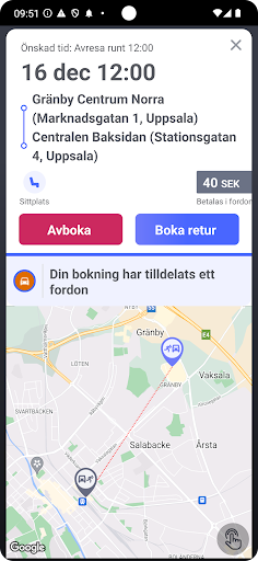 Mina resor Uppsala kommun Screen 3