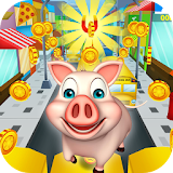 Pig Rush: Run, Dash & Surf, Free Peppa Subway Game icon