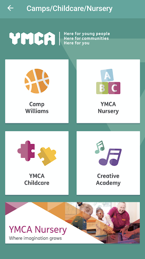 Android application YMCA Newark and Sherwood screenshort