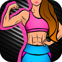 腕のトレーニングと腹筋ワークアウト：女性のワークアウト