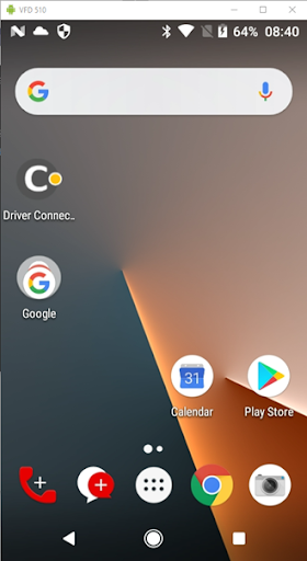 Android application ConnectIT Driver screenshort