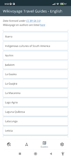 Colombia Offline Map Screen 3