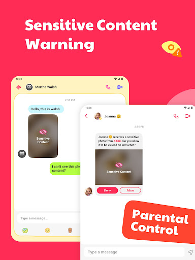 Screenshot of JusTalk Kids - Safe Messenger