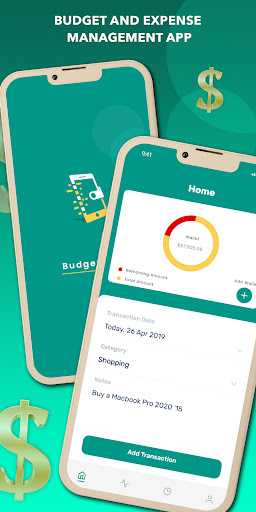 Android application Budget app & Bill organizer screenshort