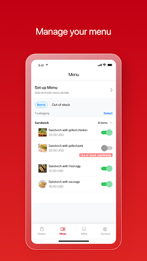 GOJO Merchant Screen 3