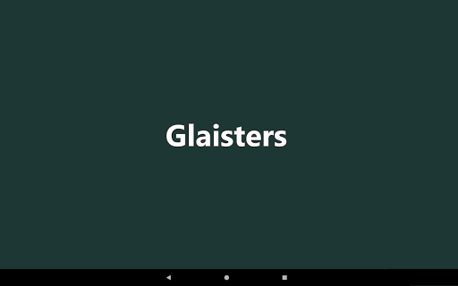 Android application Glaisters screenshort