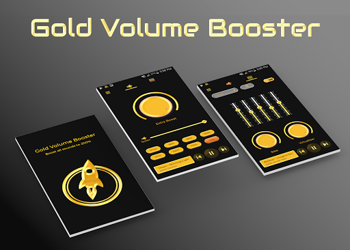 Android application Gold Volume Booster screenshort