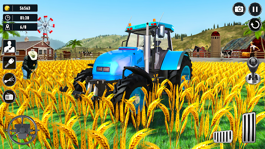 Imágen 4 Offline Tractor Farming Games android