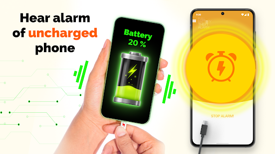 Battery Life Monitor and Alarm Captura de tela