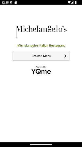 Android application Michelangelo's Italian screenshort