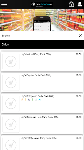 Android application Latenightshop Bergen op Zoom screenshort