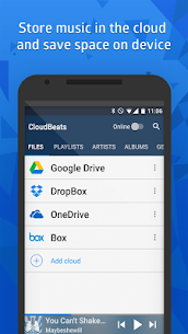 CloudBeats offline cloud music player v1.8.1 MOD APK 2