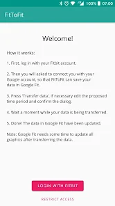 Google fit online sync with fitbit