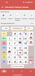 Malaysia Calendar - Calendar2U Unknown