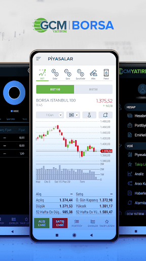 Android application GCM Borsa Trader screenshort