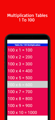 Maths Tables 1 To 100 Multiplyのおすすめ画像5