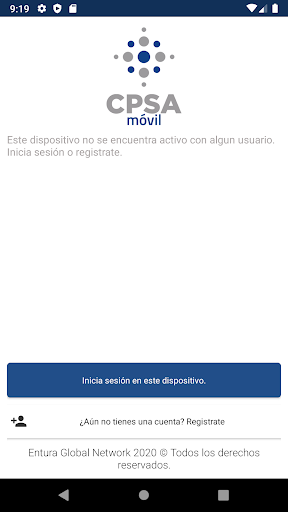 Android application CPSAtoken screenshort
