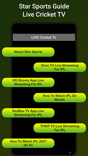 Star Sports - Hotstar live cricket TV stream Guide