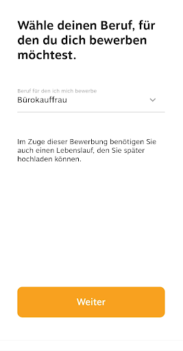 Körbler Bewerbung Screen 2