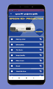 epson 93+ projector guide 4 APK + Mod (Unlimited money) إلى عن على ذكري المظهر