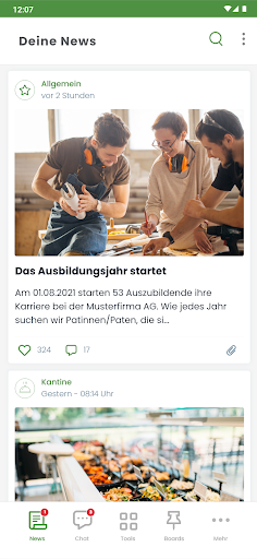 Android application Gebrüder Rüf screenshort