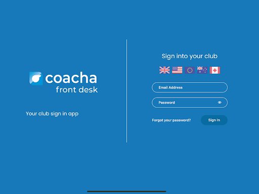 Coacha Front Desk Screen 2