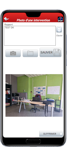 My Service des SPORTS Screen 2