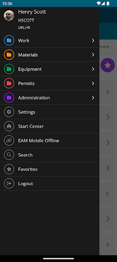 Android application HxGN EAM Digital Work screenshort