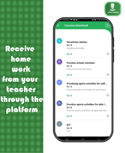 School management platform Screen 2