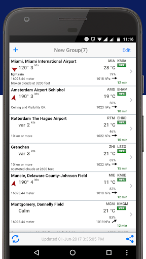Screenshot of PilotWeather