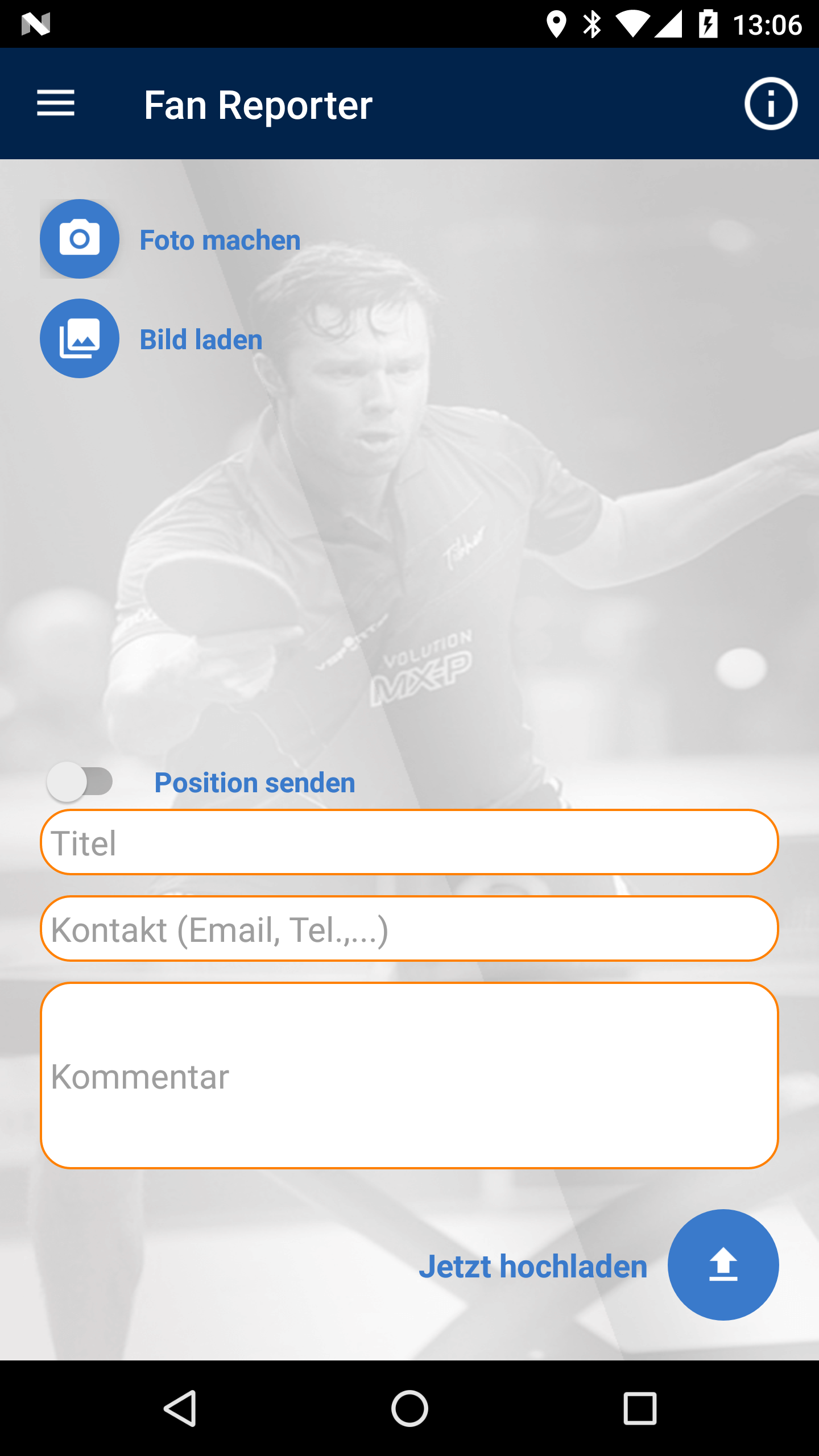Android application TischtennisvereinRadebeul e.V. screenshort