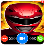Cover Image of ดาวน์โหลด video call from power's rangers, and chat prank 1.0 APK
