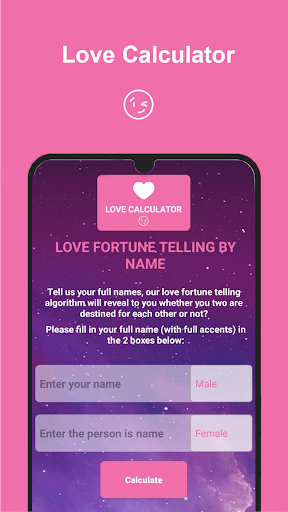 Love Calculator , Tarot Love Screen 2