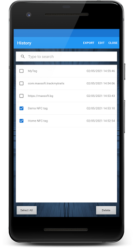NFC NDEF Tag Emulator Screen 3