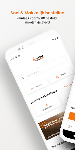 Android application Stiho Bestel App screenshort