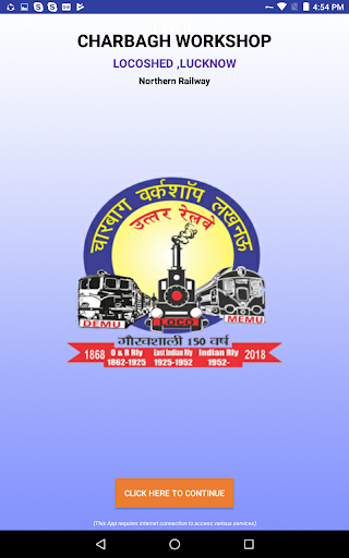 Android application Loco Workshop Charbagh Lucknow screenshort