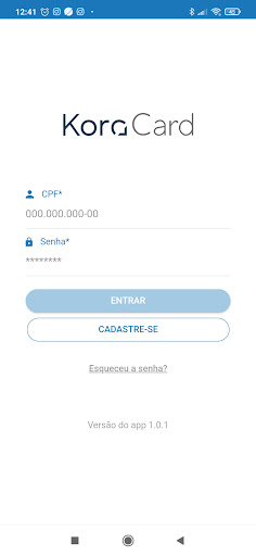 Android application Kora Card screenshort