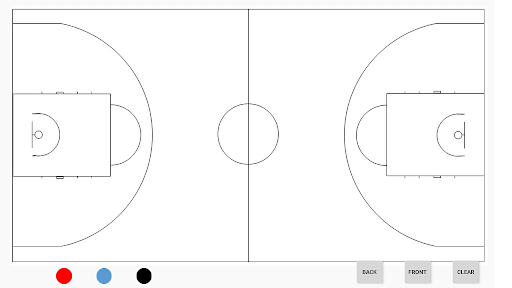 シンプル戦術ボード（バスケットボール）～Tactics Bo