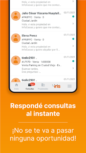 InfoCasas Panel Screen 2