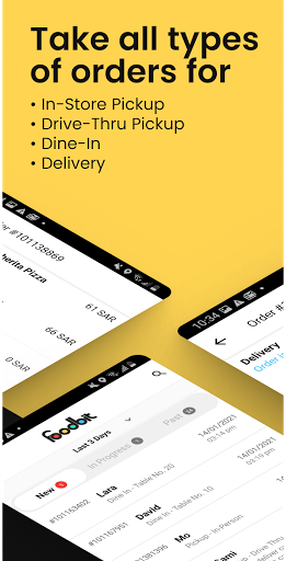 Foodbit POS | Receive & Manage Screen 2